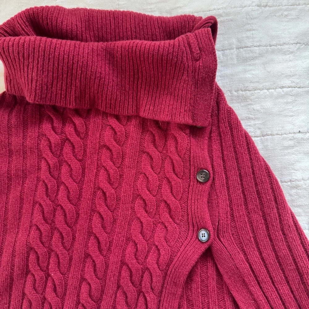 Garnet Hill Wool poncho • Size: M, L, XL - Picture 3 of 8